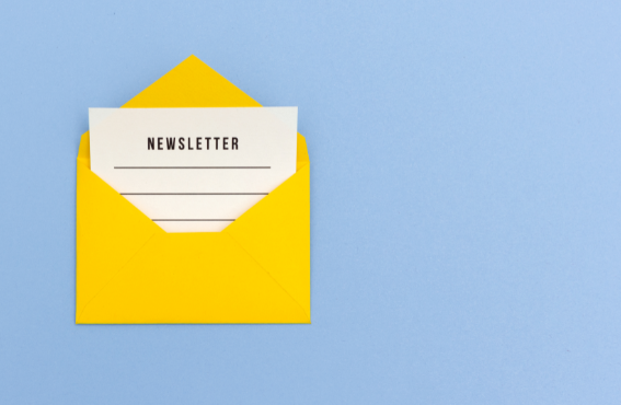 Newsletter icon with envelope representing legal updates on First Step Act credits and compassionate release cases