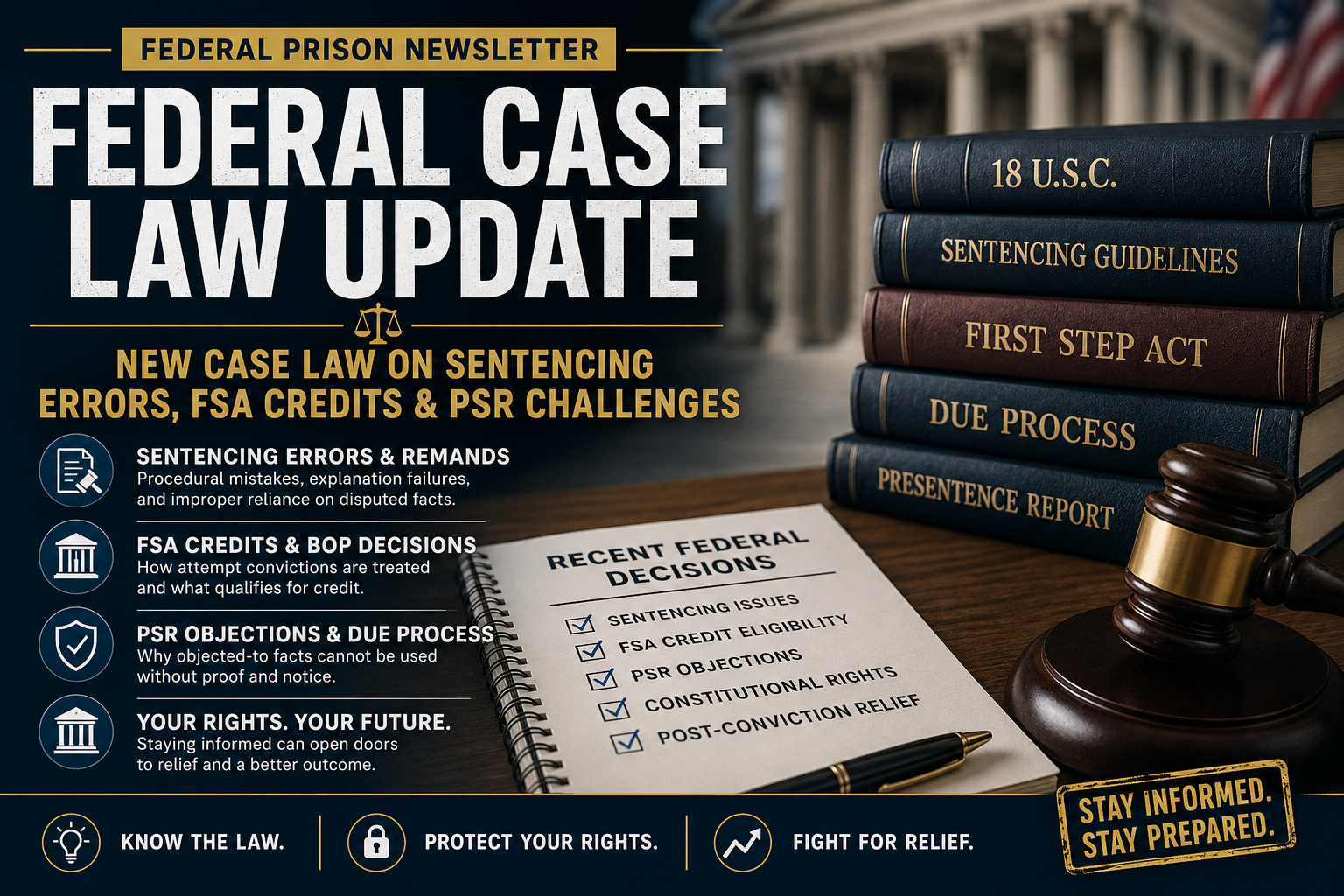 News for June 15, 2026: FSA Credit Errors, Sentencing Limits, and PSR Challenges