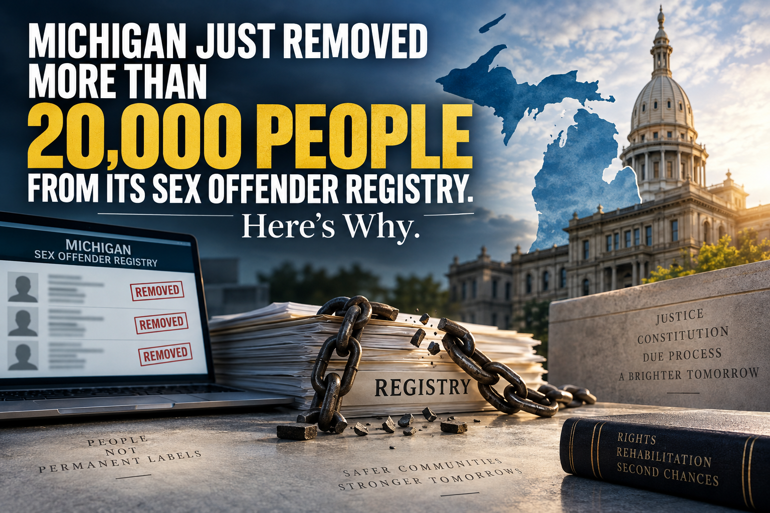Why Michigan Just Removed 20,000 People from Its Sex Offender Registry